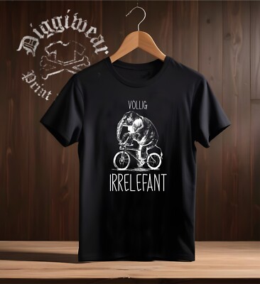 VÖLLIG IRRELEFANT - IRRELEVANT | WORTSPIEL NERD GEEK ELEFANT GESCHENK FUN SHIRT