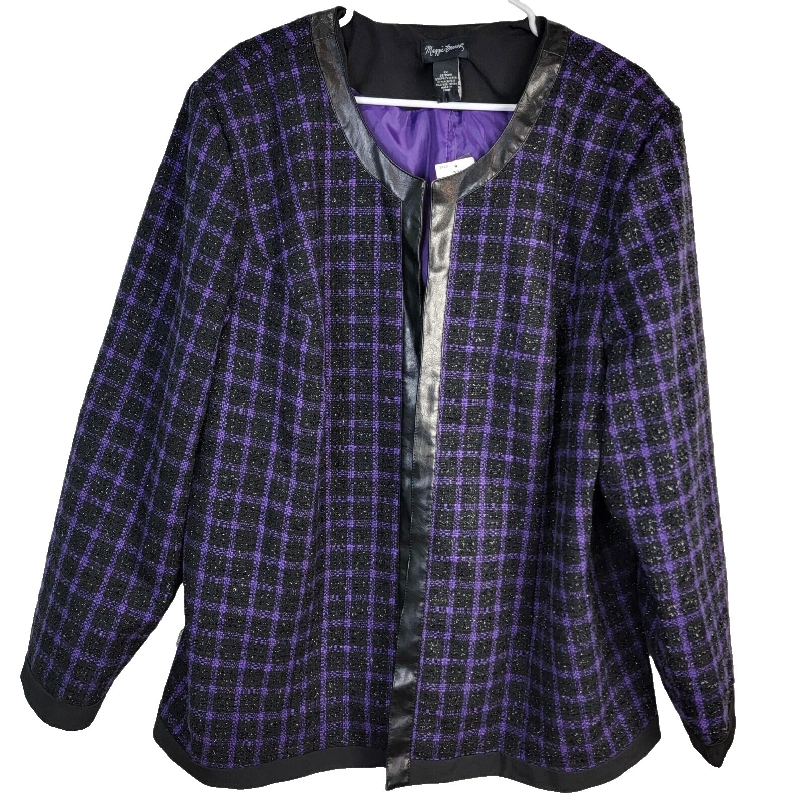 Plaid Plus Coats, Jackets & Vests for Women