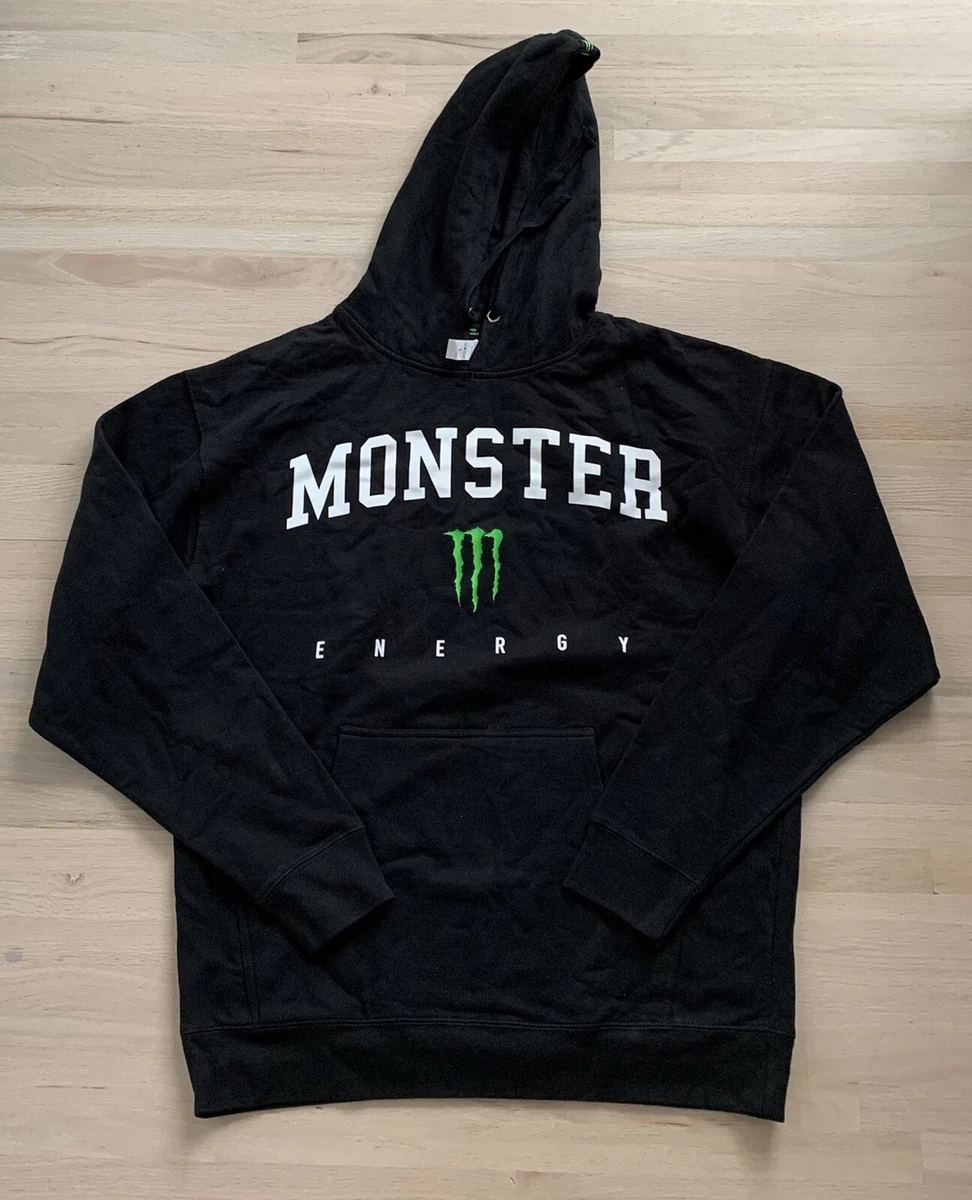NEW Monster Energy Drink Official Promotional Black Hoodie Sz Mens Large |  eBay