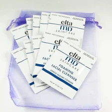 ELTA MD Foaming Facial Cleanser 0.07 oz/2g Packets - 10 packets Travel/Sample