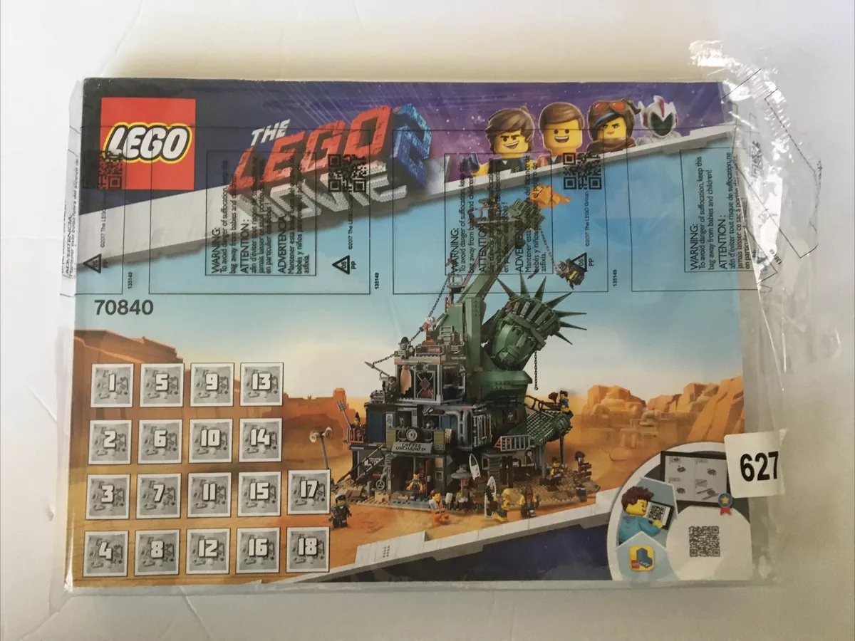 NEW INSTRUCTION ONLY The LEGO Movie 2 Welcome to Apocalypseburg