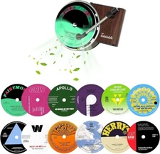 12PCS Vintage Turntable Car Fresheners Vent Clips