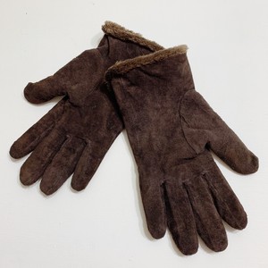 Aris-IsoToner-Women-039-s-Brown-Suede-Leather-Fleece-Lined-Winter-Gloves-88559-L