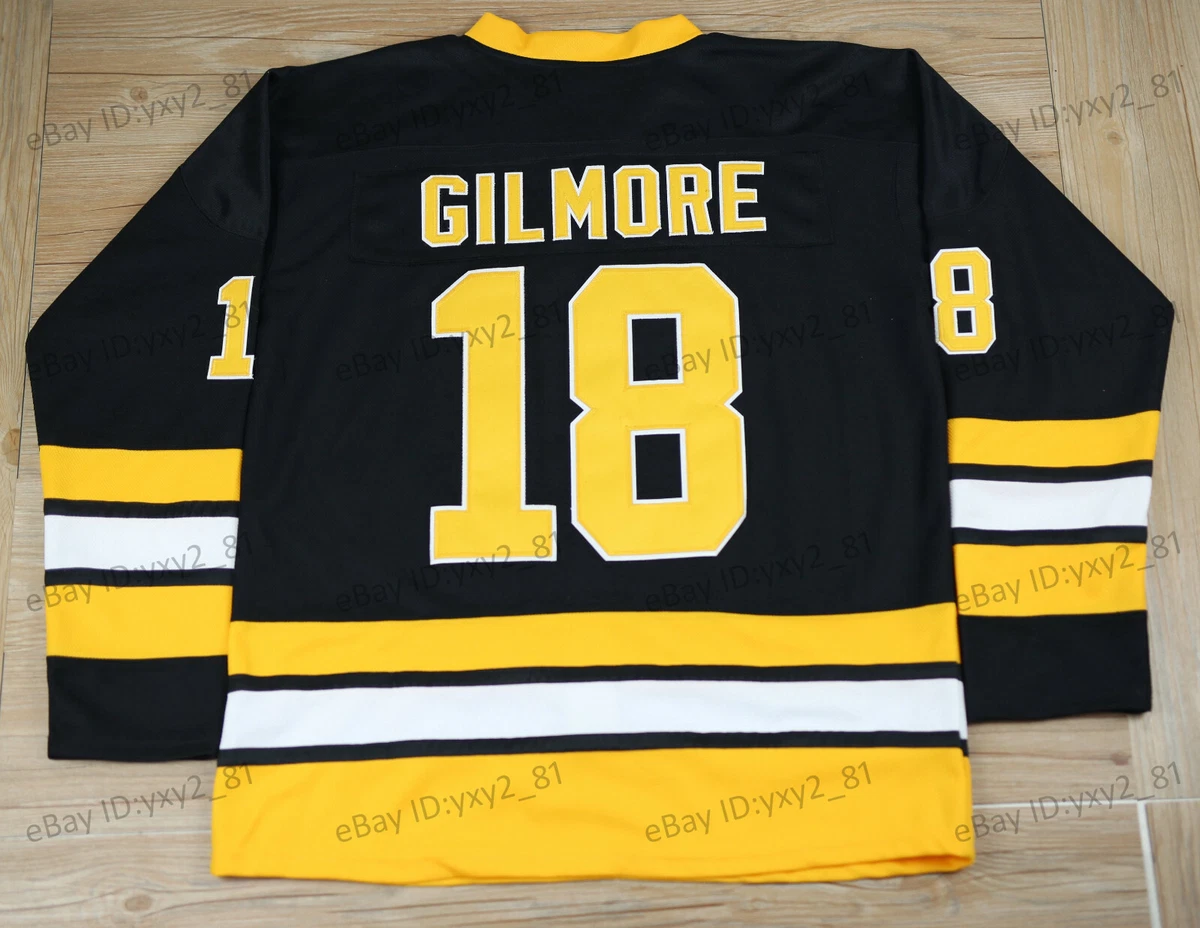 Happy Gilmore #18 Boston Movie Hockey Jersey Black Stitched