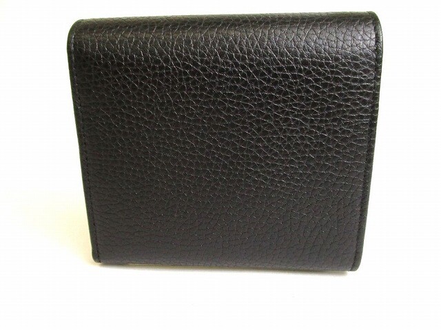 ①GUCCI Tri-Fold Wallet Interlocking G Gucci Trifold Wallet Soho Interlocking Gg Leather Logo