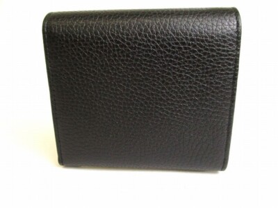 Gucci Soho Interlocking G Leather Trifold Long Wallet Men'S