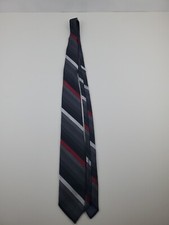 London Fog Tie Men's 56"L Multicolor Striped Necktie Made in USA