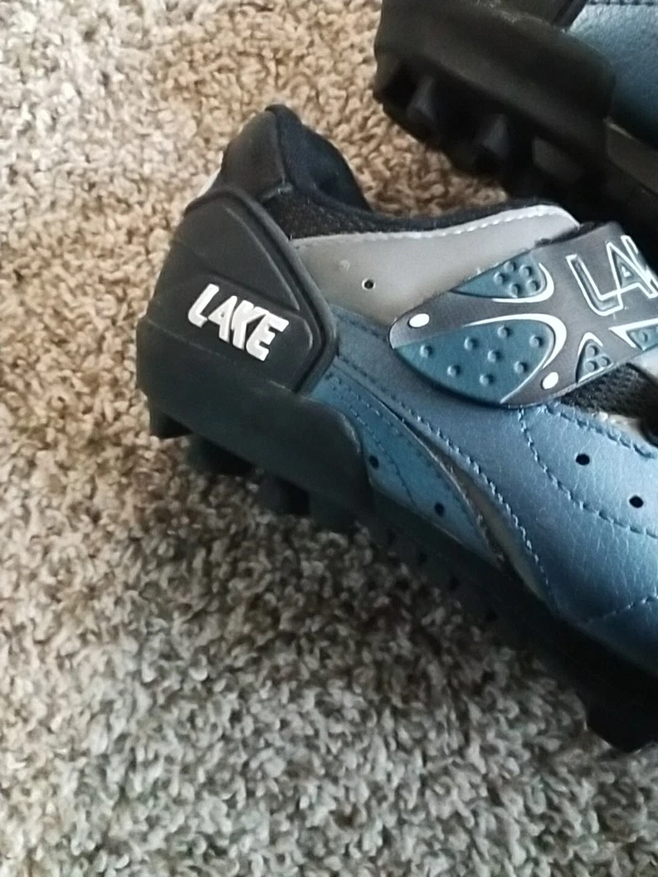 Zapatos de ciclismo Lake MX 85 DARK para hombre - negros y azules - talla EU 39 US 5,5-6. GWSB Foto 3 de 4