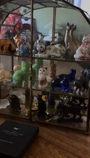 The Franklin Mint Curio Cat Cabinet Collection