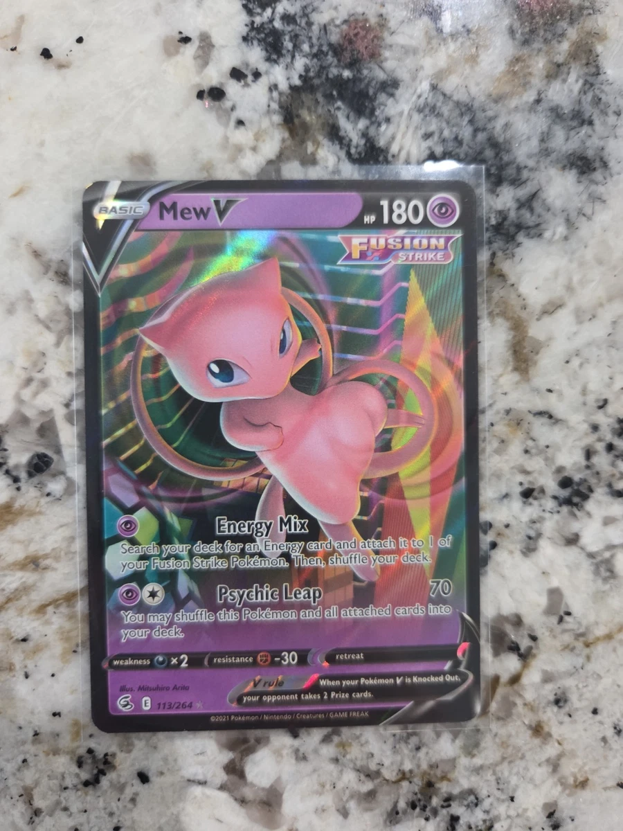 Mew Pokémon TCG Psychic Ultra Rare Individual Collectible Card