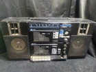 Vintage Emerson CTR-9498 AM/FM Stereo Dual Cassette Player Boombox