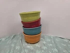 Fiesta Gusto Bowl Lot Of 4  28oz Tangerine, Turquoise, Scarlett &  Lemongrass