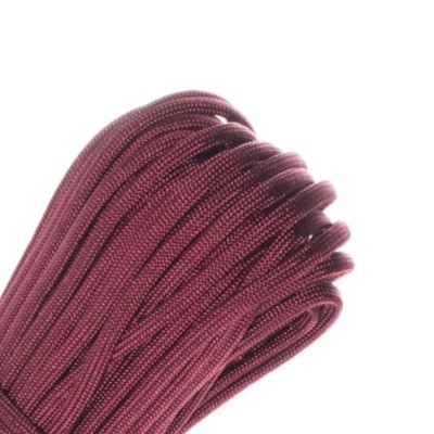 Rose Pink 550 Paracord 7 Strand Nylon 100 Foot Hank Utility Cord