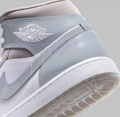 Nike Air Jordan 1 Mid SE White Medium Grey Cool Grey HF3216-100