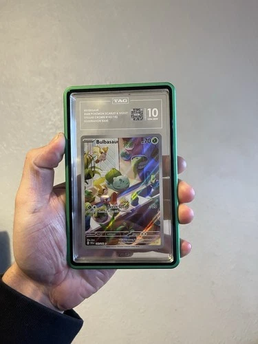 Pokemon Bulbasaur Stellar 143/142 Crown Illustration TAG 10 GEM MINT