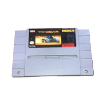 Top Gear Nintendo SNES Kemco 1991