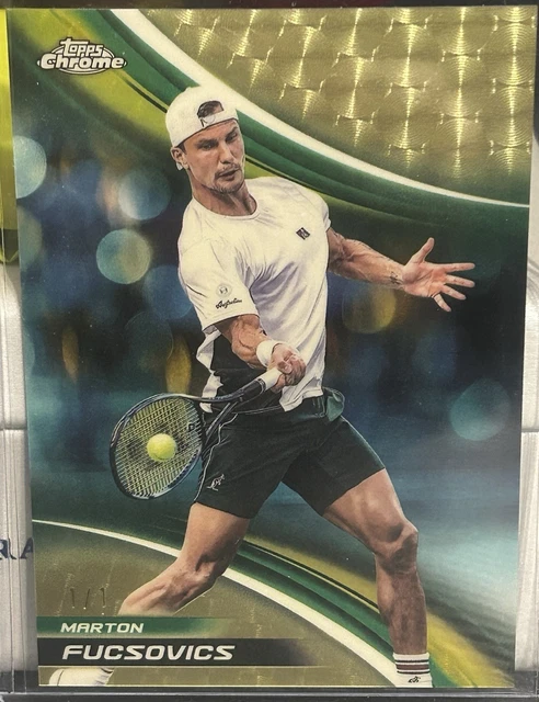2025 Topps Chrome Tennis Marton Fucsovics Super Factor 1/1 Very Rare