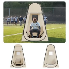 VEVOR Pop up Sports Tent,47x47" Clear Bubble Tent for 1 Person,Waterproof Outd