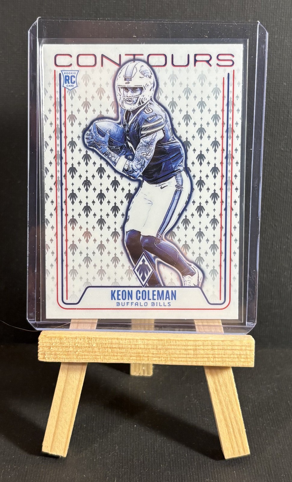 2024 Panini Phoenix - Contours Lazer Color Match Keon Coleman #CON-KCN (RC)