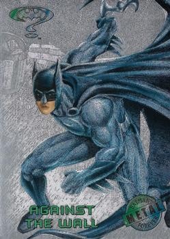 Against the Wall (#39) | 1995 Fleer Batman Forever | Silver Flasher | EX