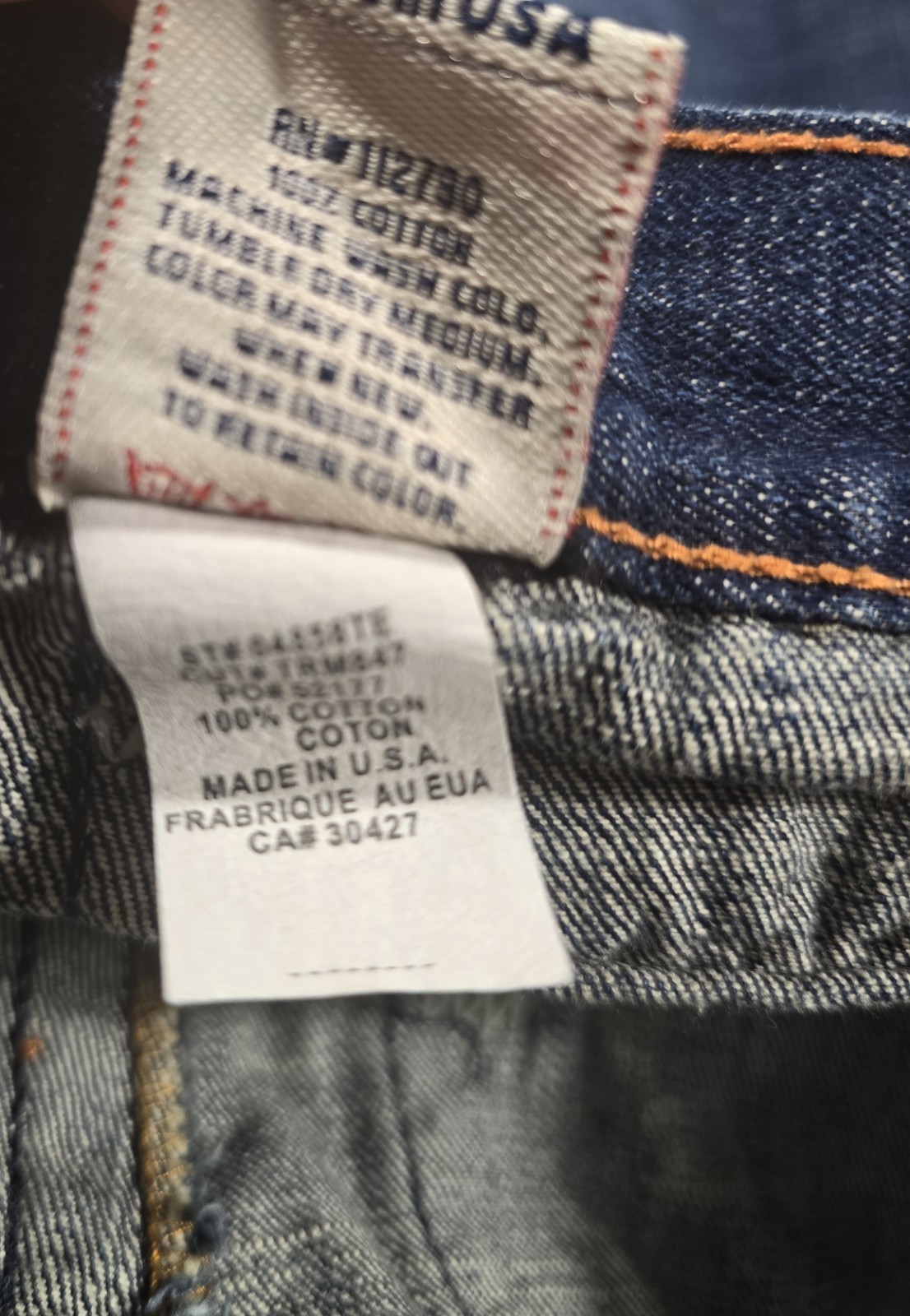 True Religion Jeans Mens 31 Bootcut Denim Pants Western Flap Pocket Super T thumbnail 8