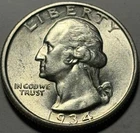 1934 Washington Quarter — High Grade 🔥 Early Date Silver Quarter