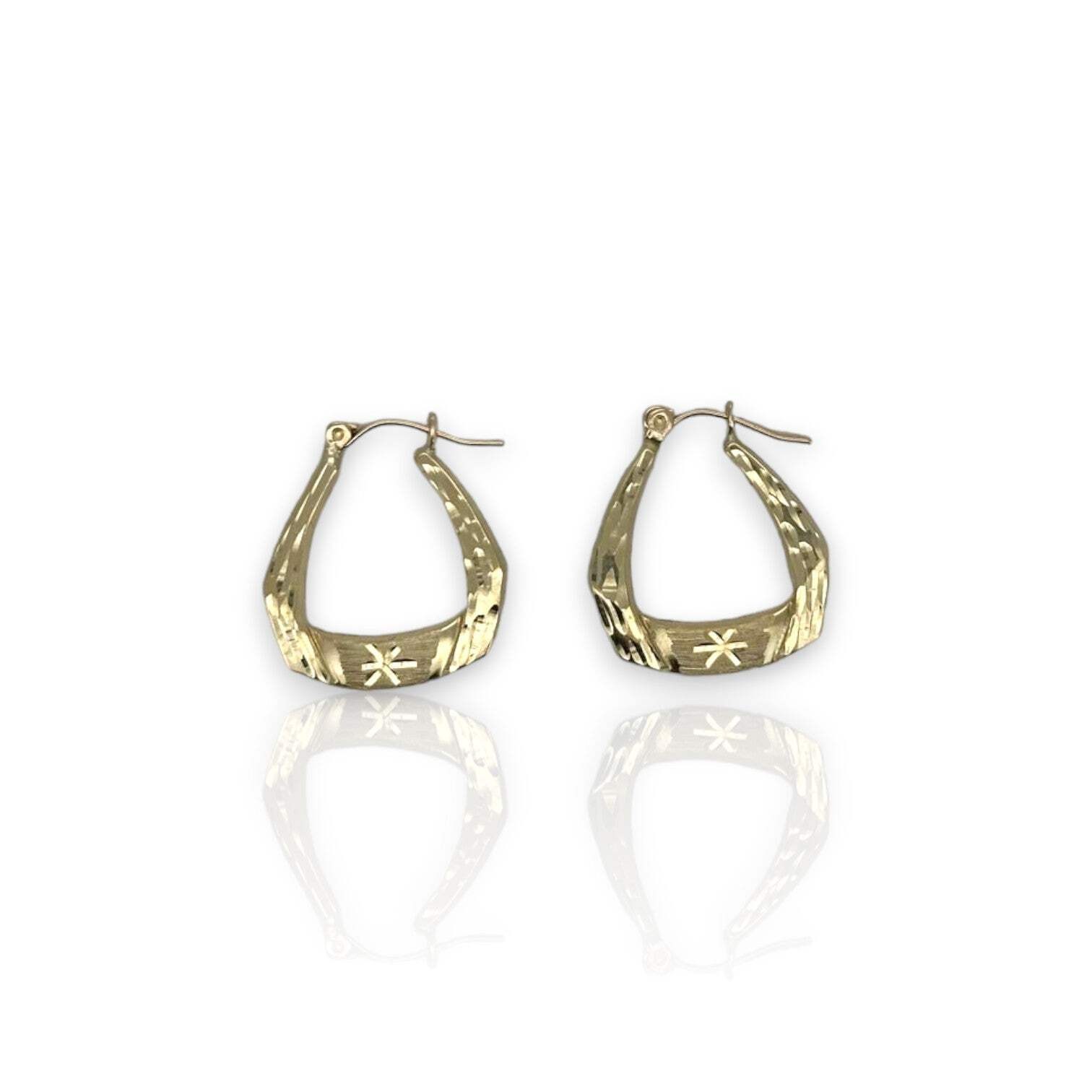 Hoop Earrings - 10K Yellow Gold