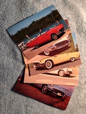 5 Ford Thunderbird 1957 New Post Cards--5 for 1 Price--