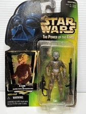 Kenner Star Wars 4-LOM The Power of the Force  Figure Blasters Damaged Card