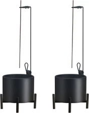 2 Pack Incense Burner, Anti-Ash Flying Metal Incense Holder，Incense Holder for S