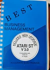 BEST Business Management Vers. 3.0; Atari ST Disk w/Manual New Old Stock