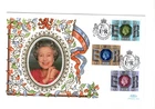 1996 GB - QUEEN'S 70th BIRTHDAY - BENHAM SILK FDC FROM COLLECTION C21