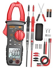 Digital Clamp Meter Multimeter Tester - 4000 Counts with 4000 Counts AC Current