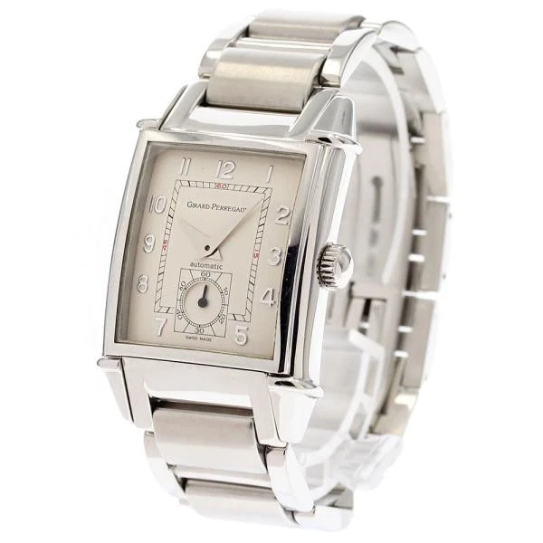 Girard Perregaux — Girard-Perregaux 2594 29mm SS Beige Dial Automatic Small Seconds Watch #C15806