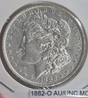 1882-O AU/UNC Morgan Silver Dollar High Bid Wins  Must~Have NO~RESERVE  #1770