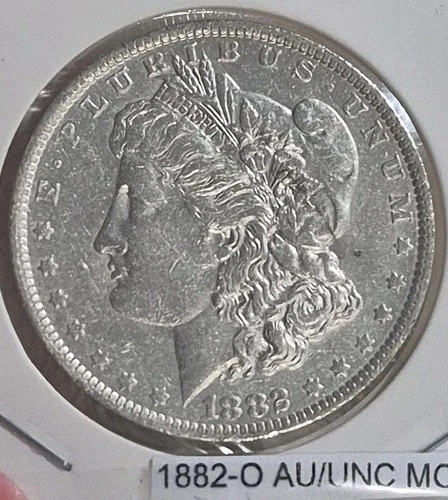 1882-O AU/UNC Morgan Silver Dollar High Bid Wins  Must~Have NO~RESERVE  #1770