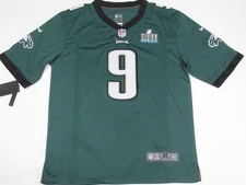 Nick Foles #9 Philadelphia Eagles 2018 Super Bowl LII 52 Men's Jersey Green