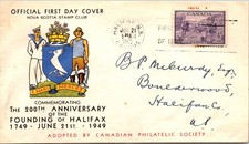 GOLDPATH: Canada cover 1949 to US first day CV907_P03