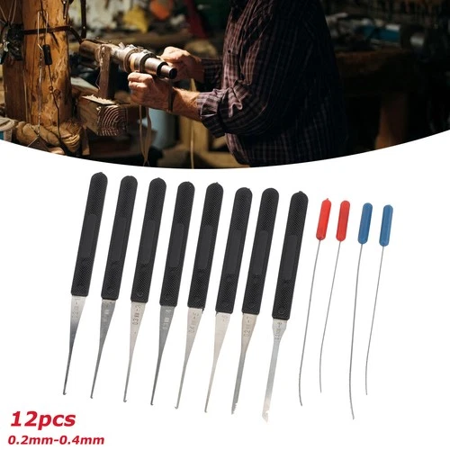 12Pcs Key Extractor Set Broken Extractor Key Pick Tool Kit For Easy Repair