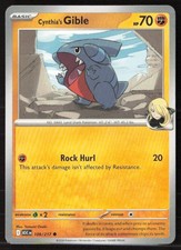 Cynthia's Gible #109/217 Common ME: Ascended Heroes Pokemon