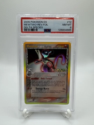 Pokemon Mewtwo EX Delta Species Reverse Holo #12 PSA 8