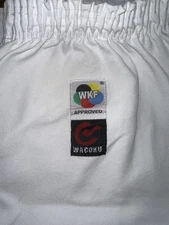 Men's Wacoku White size “4” Martial Arts Karate WKF Pants