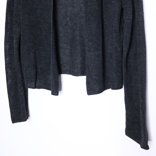 EILEEN FISHER NEW Organic Linen Cropped Cardigan Seaweed Casual Women's M - Picture 3 of 10