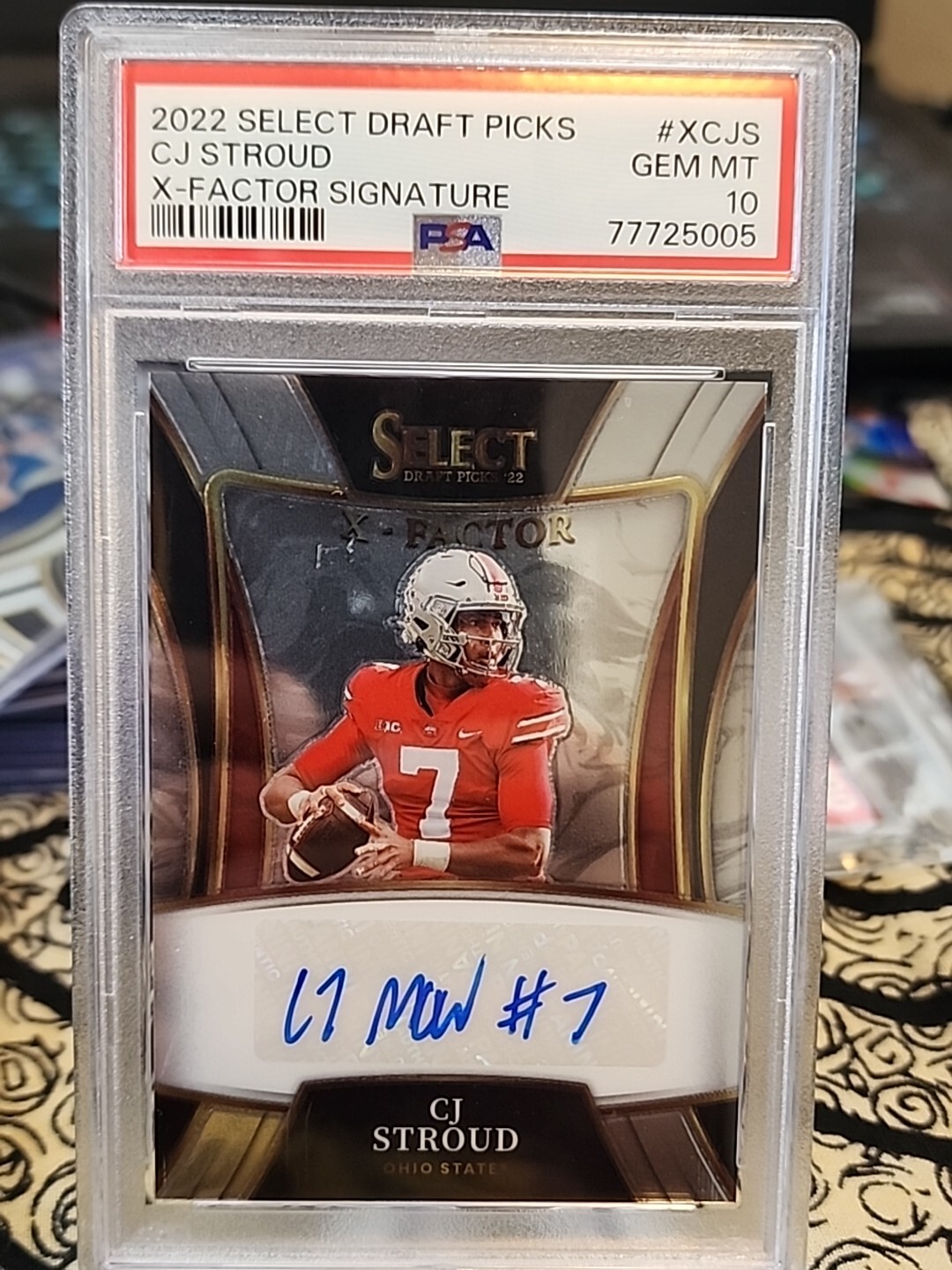 2022 Panini Select Draft Picks CJ Stroud X-Factor PSA 10 Auto Rookie RC ROTY 🔥