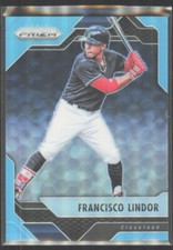 2017 Panini Chronicles Prizm Light Blue Francisco Lindor /299 Cleveland Indians