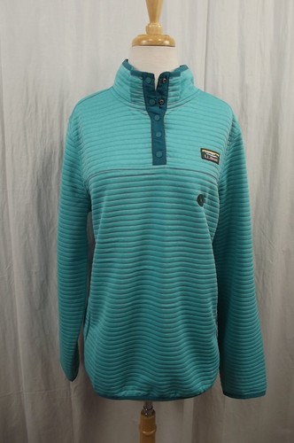 Teal Airlight Knit Pullover Sweater 