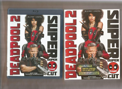 Deadpool 2 (Blu-ray, 2018) ~ SLIPCOVER ~ Theatrical & Uncut Versions ~ LIKE NEW