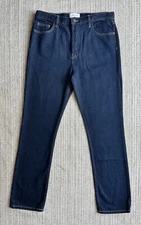 NWT Current/Elliott The Stovepipe 32 Hearst Jeans Straight Leg Multi-Button Up