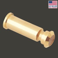 Door Viewer Brass 160 Degree 1 3/8 X 2 | Renovator's Supply on sale Door Viewer Brass 160 Degree 1 3/8 X 2 | Renovator's Supply on sale