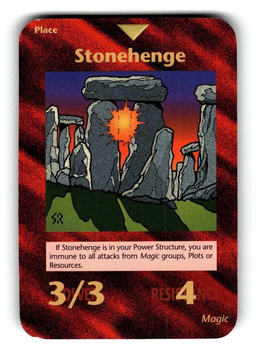 Stonehenge Card Limited INWO Illuminati New World Order | eBay